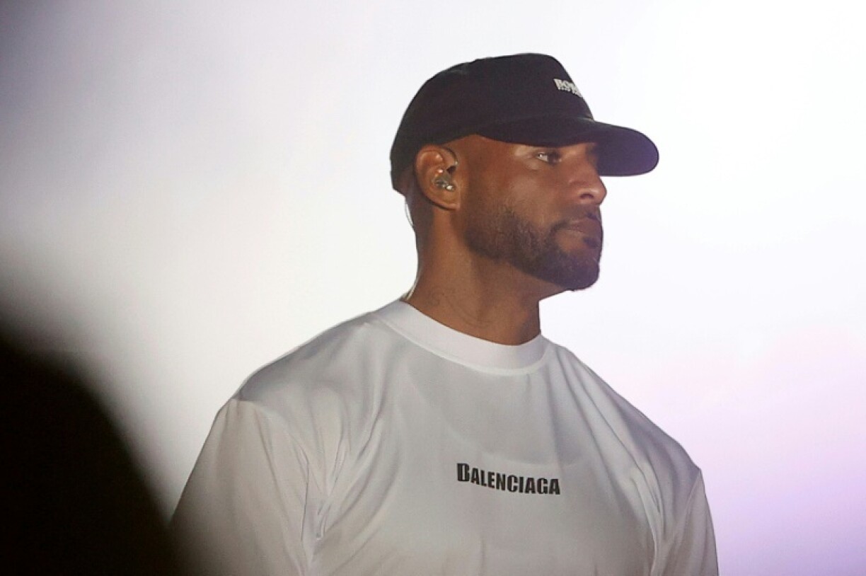 La rappeur Booba, le 15 juillet 2022 à La Rochelle