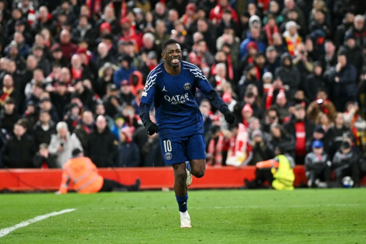 Ousmane Dembele and PSG defeated Liverpool on penalties to win their Champions League last-16 tie