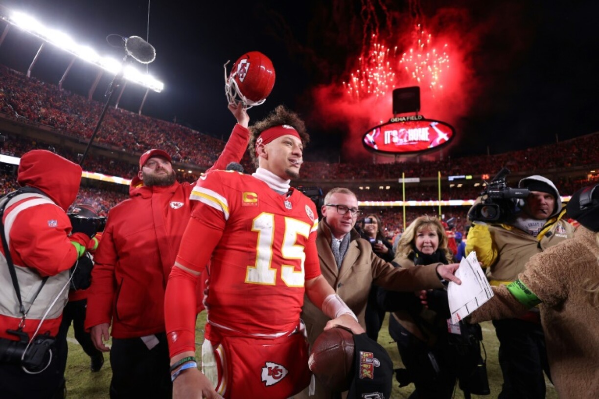 Patrick Mahomes and the Kansas City Chiefs have a chance of a third straight Super Bowl title after defeating the Buffalo Bills 32-29 in the AFC Championship Game on Sunday.