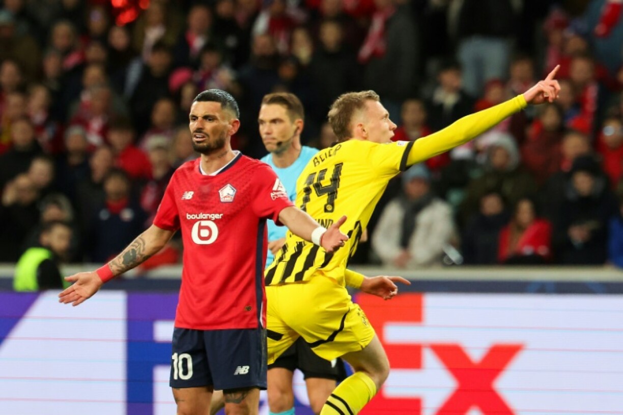 Maximilian Beier netted Borussia Dortmund's winning goal against Lille in France