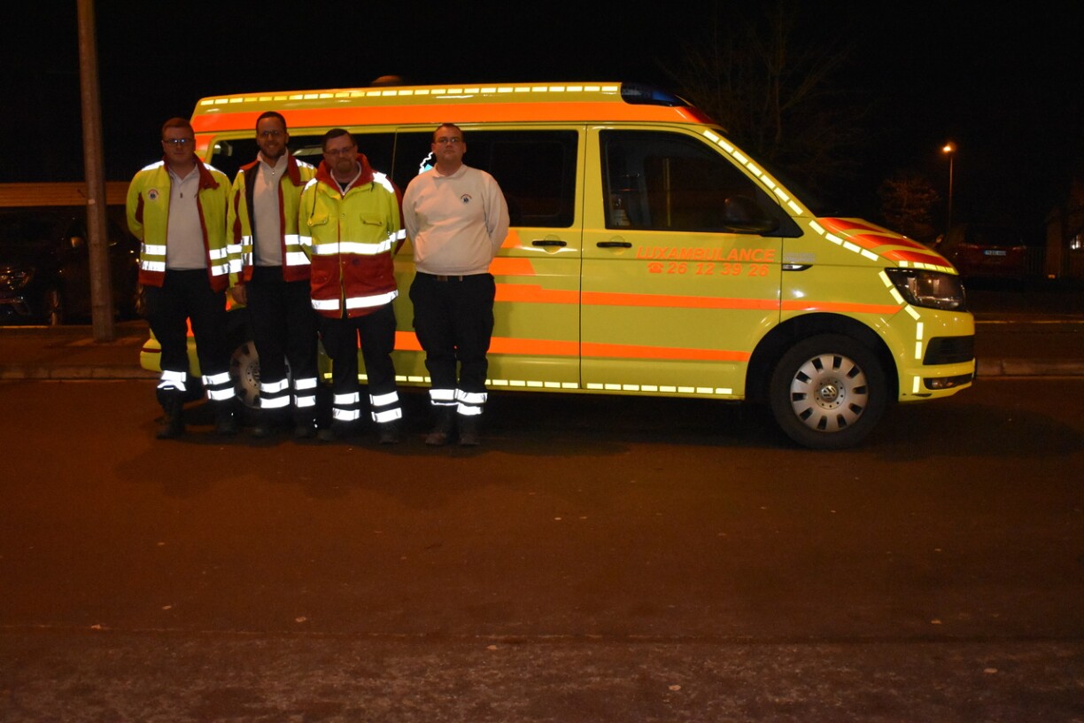 D'Silvester-Ekipp vun der Luxambulance