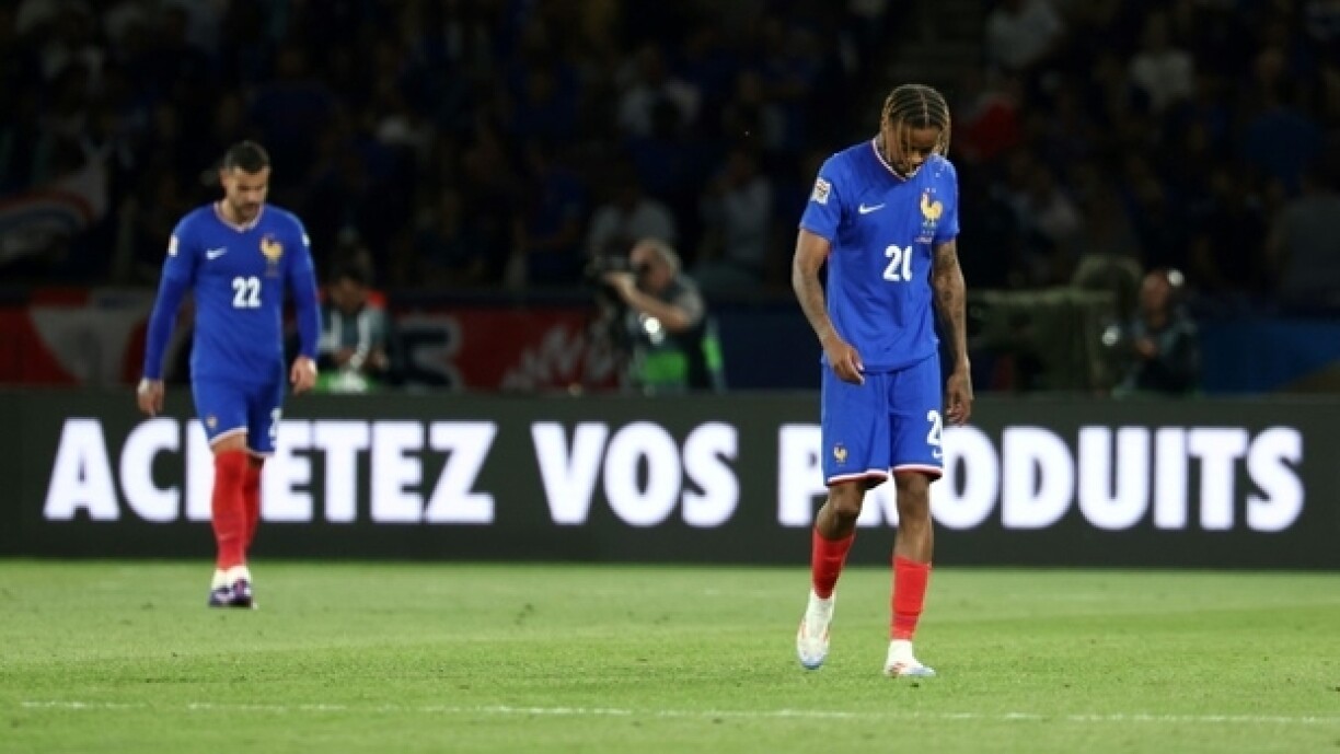 L'équipe de France a perdu (1-3) contre l'Italie lors de la première journée de Ligue des nations dans le groupe 2 au Parc des Princes (Paris) le vendredi 6 septembre 2024