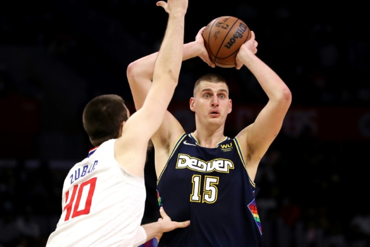 Nikola Jokic lors du match de NBA entre son équipe de Denver face aux Los Angeles Clippers, le 26 décembre 2021