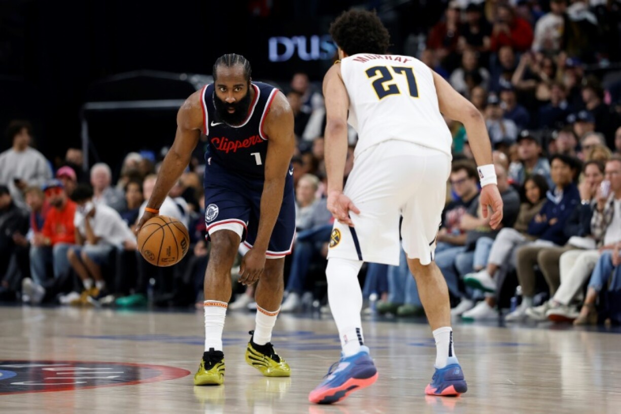 James Harden led the Los Angeles Clippers scoring in a series-leveling win over Denver