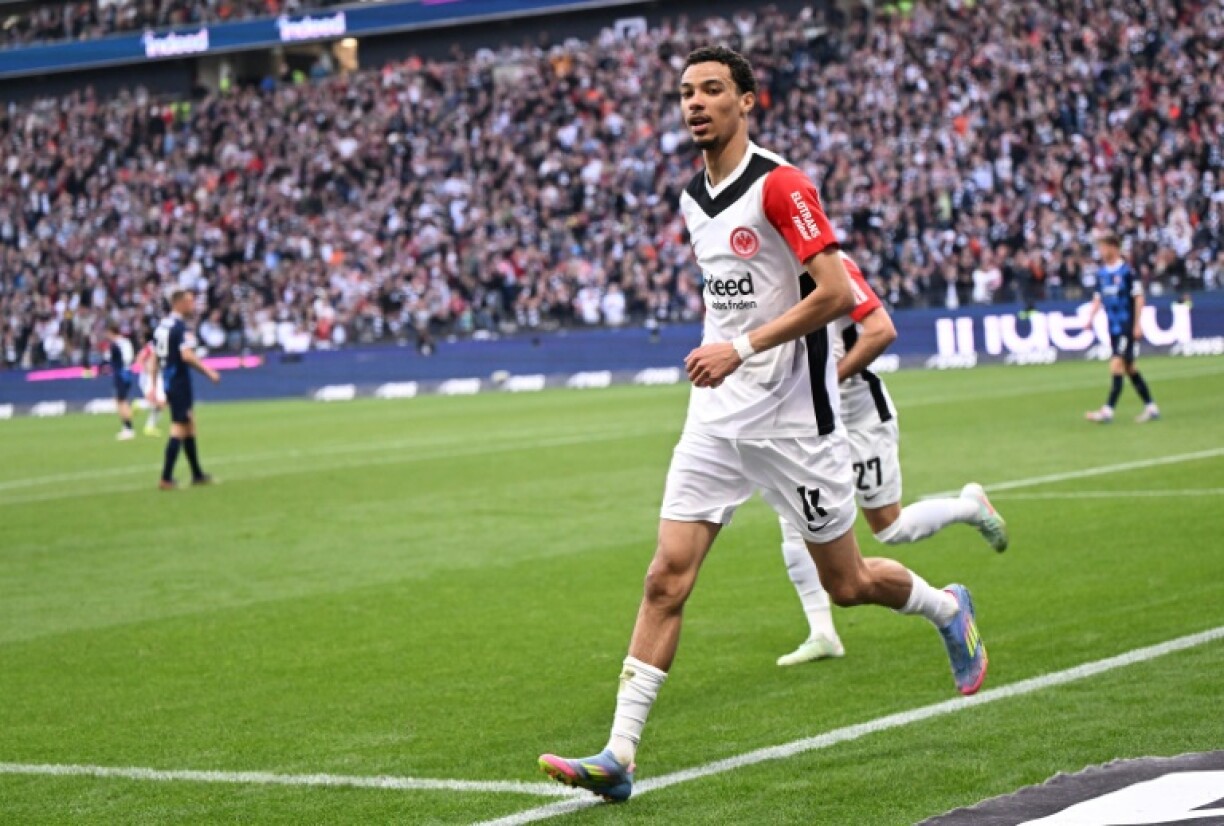 Frankfurt forward Hugo Ekitike has picked up where Omar Marmoush left off