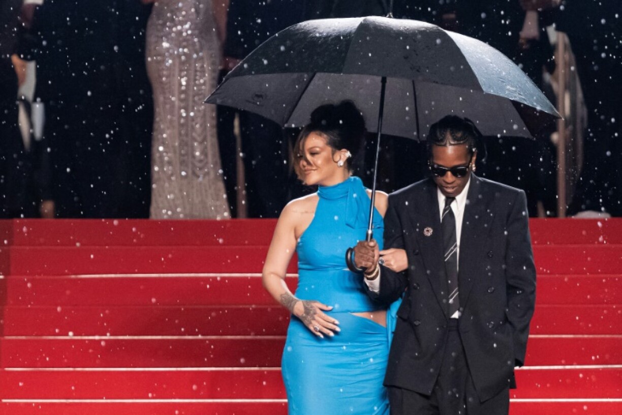 Rihanna and A$AP Rocky were among those treading the red carpet at Cannes this year