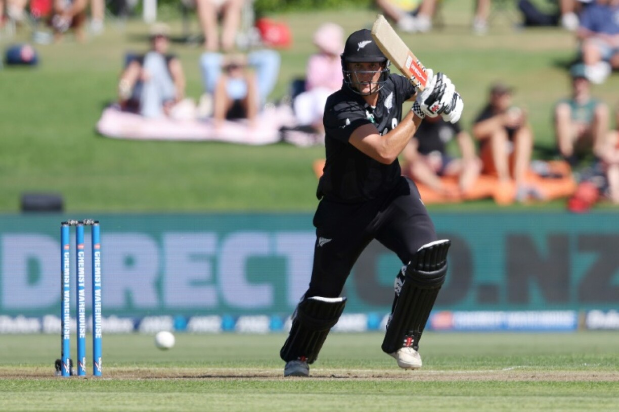 New Zealand’s Rhys Mariu scored a maiden half-century
