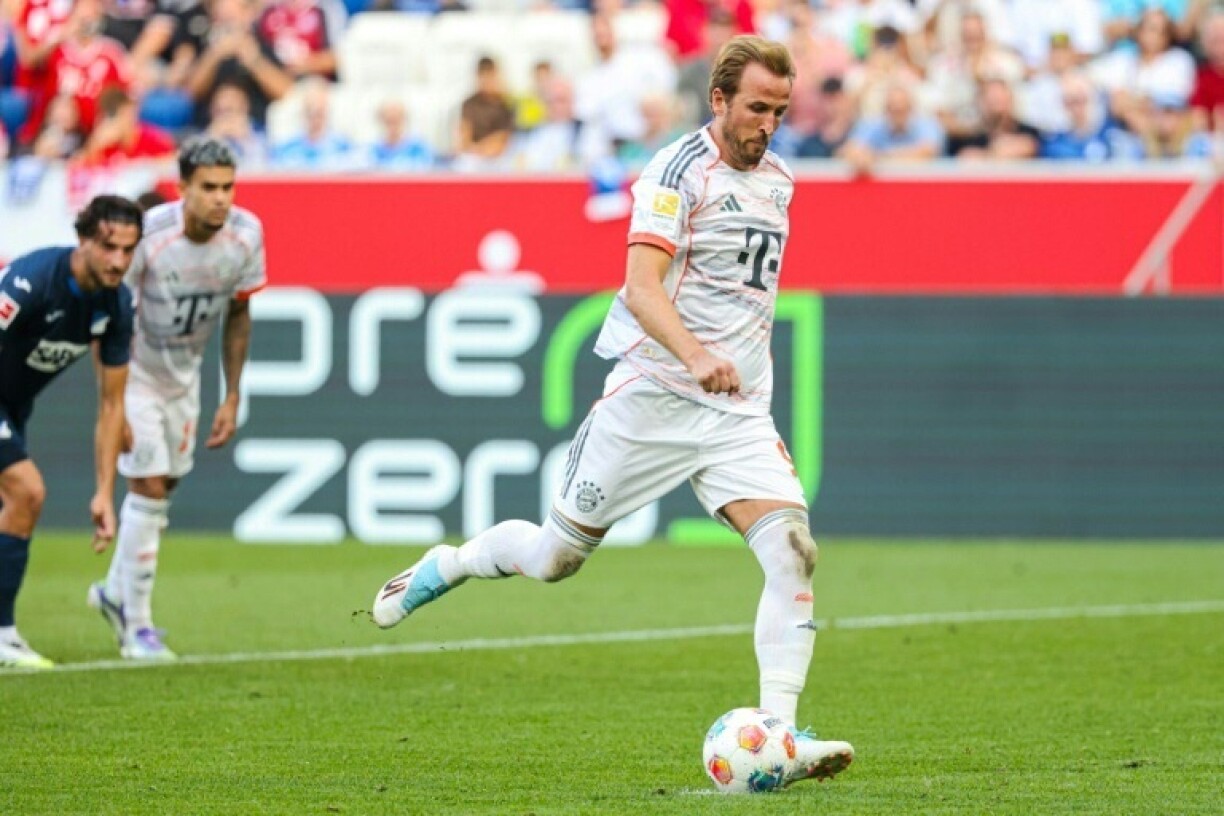 Bayern Munich forward Harry Kane has hit all 17 of his Bundesliga penalties