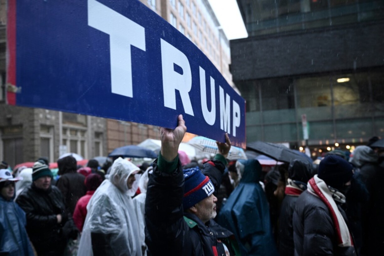 Many supporters echoed Trump's campaign-trail messages against immigrants and the Democratic Party