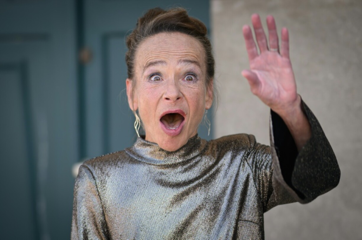 La comédienne Dominique Frot pose lors du festival du film américain de Deauville, le 9 septembre 2023