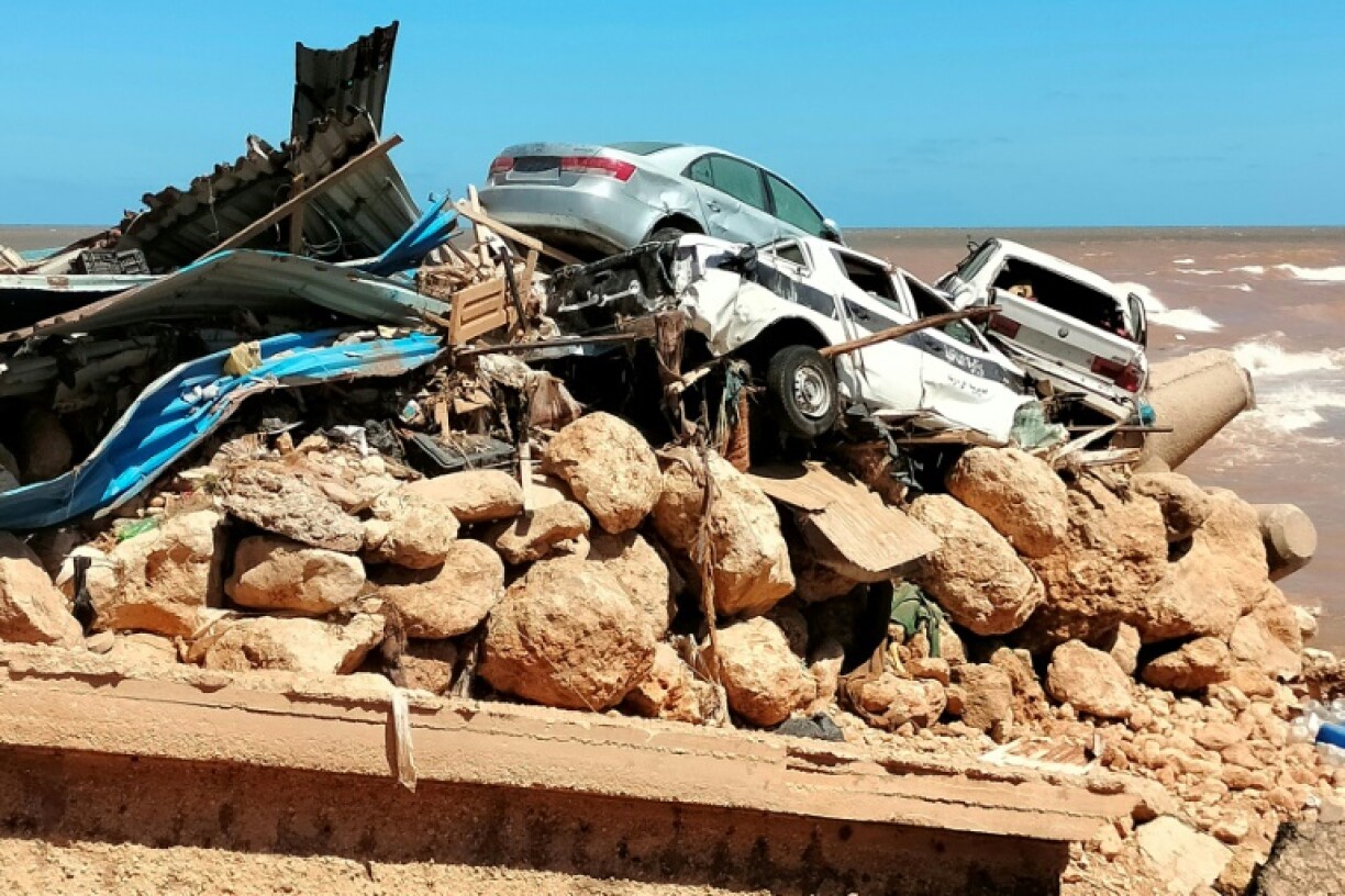 The floods were caused by hurricane-strength Storm Daniel, compounded by the poor infrastructure in Libya