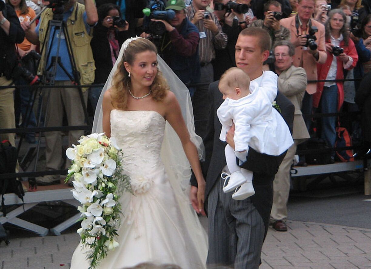 Prince Louis and Tessy Antony's wedding in 2006.