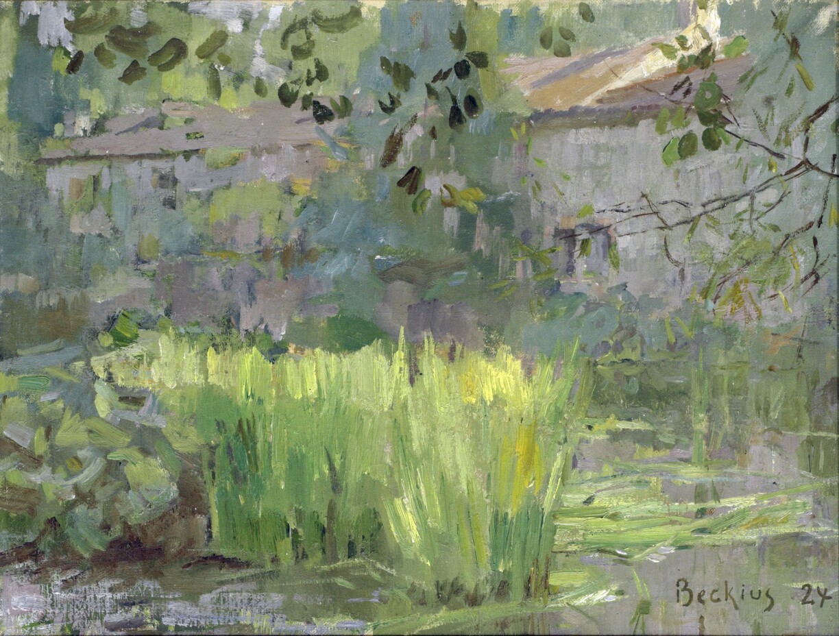 Laerensmillen avec jonc, 1924.