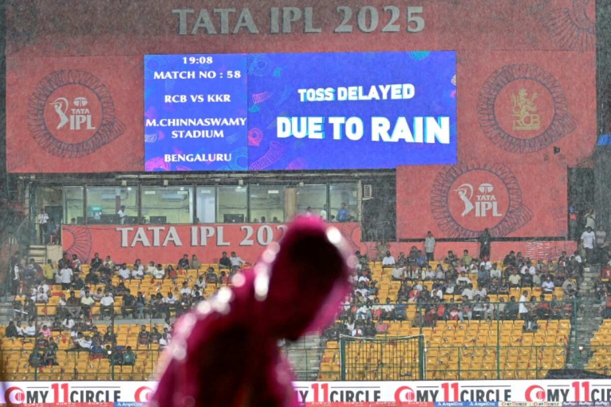 Play was washed out on the IPL's return
