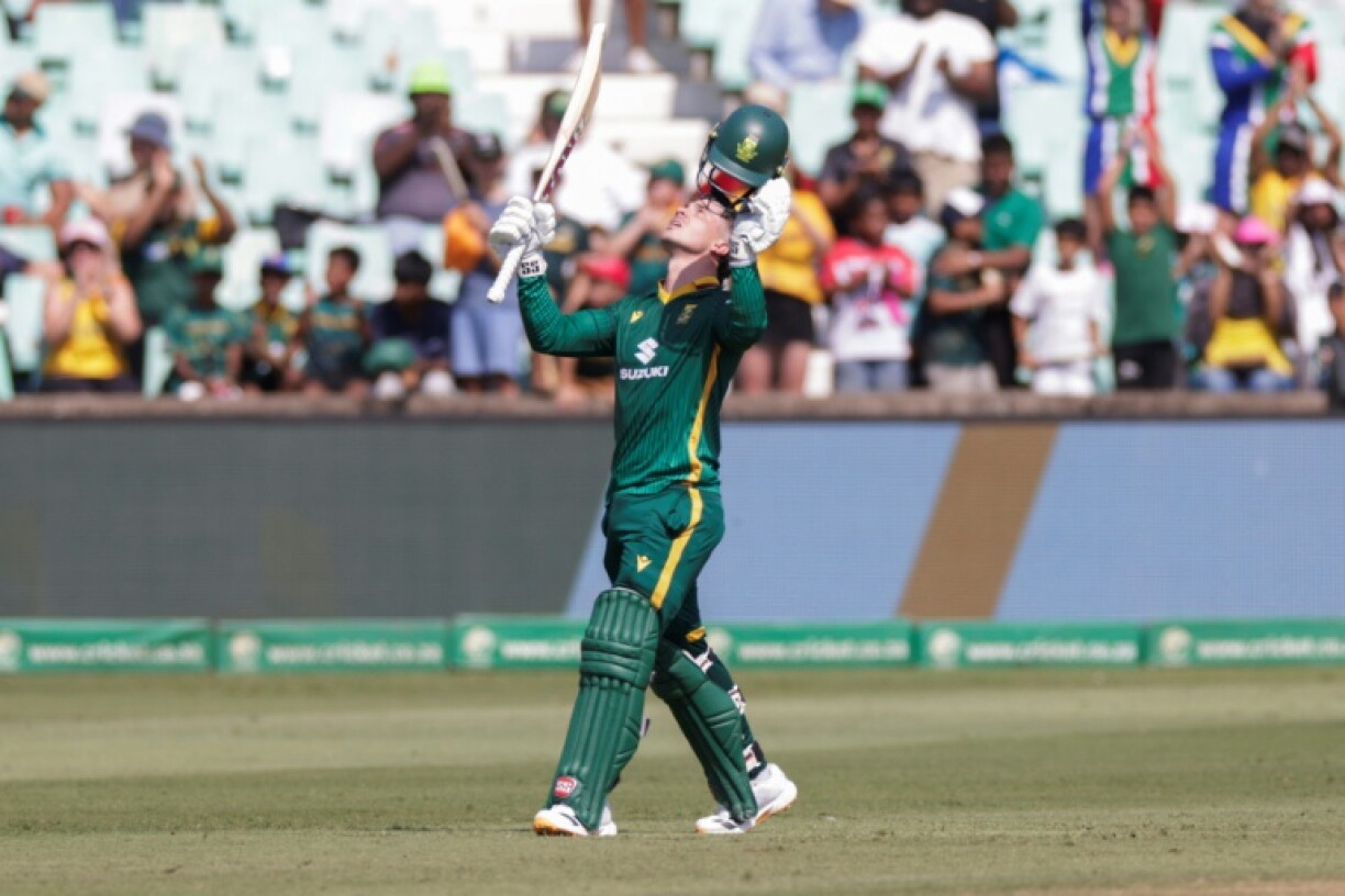 Matthew Breetzke made 112 as South Africa beat Australia by 67 runs in the first ODI in Durban