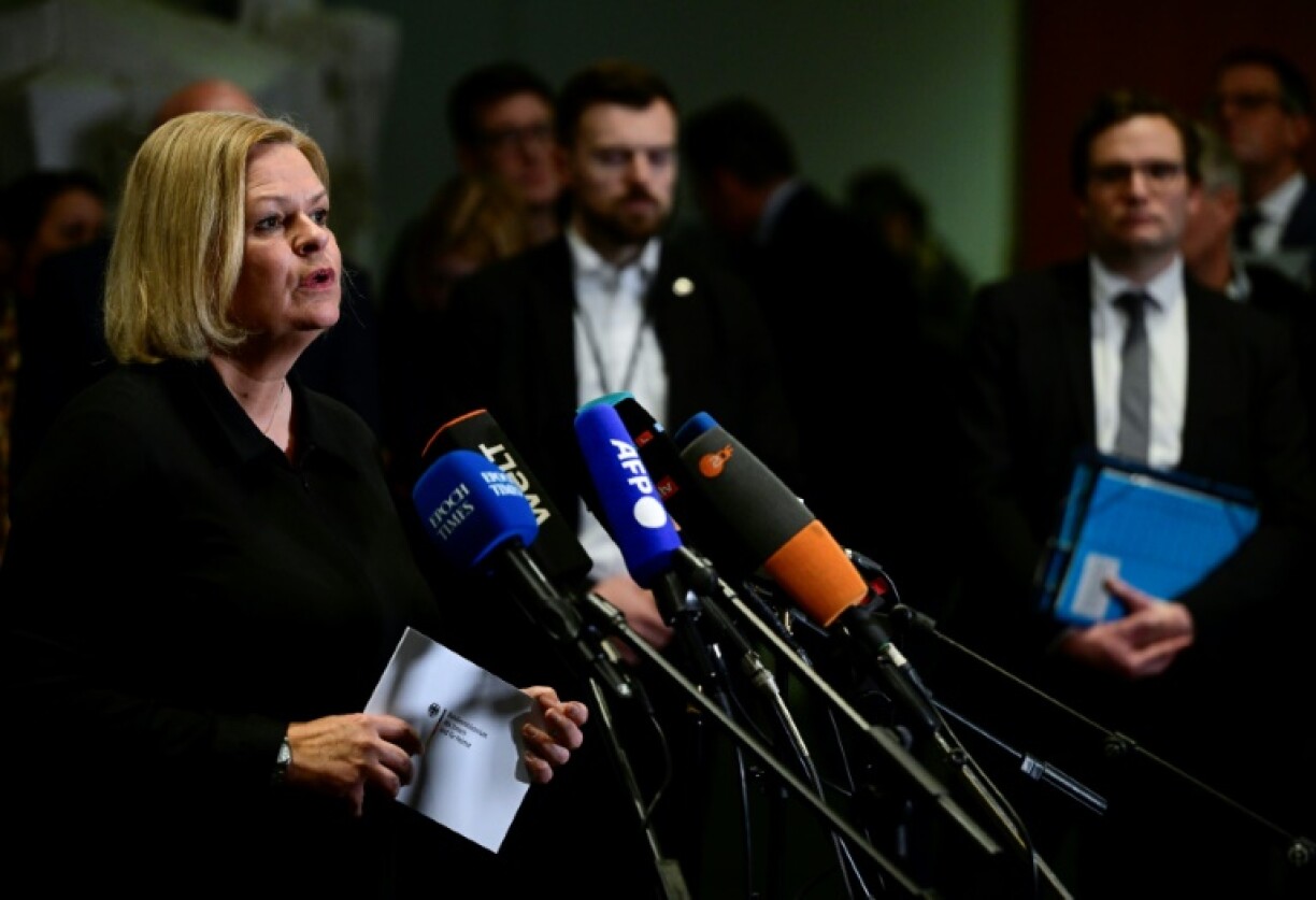 German Interior Minister Nancy Faeser said the suspect appeared to be mentally disturbed