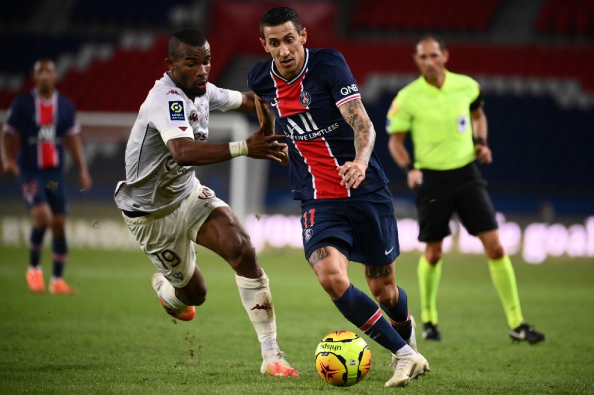 Di Maria lors de la rencontre PSG-Metz le 16 septembre 2020