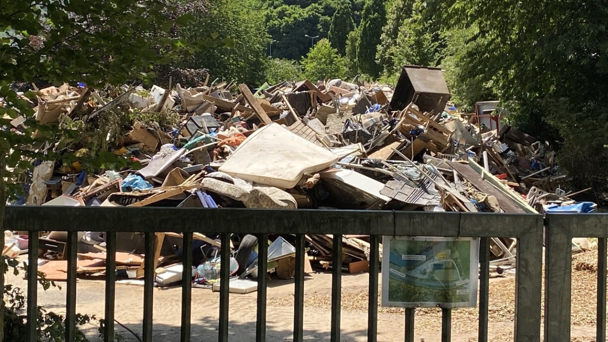 Bulky waste in Rosport-Mompach.