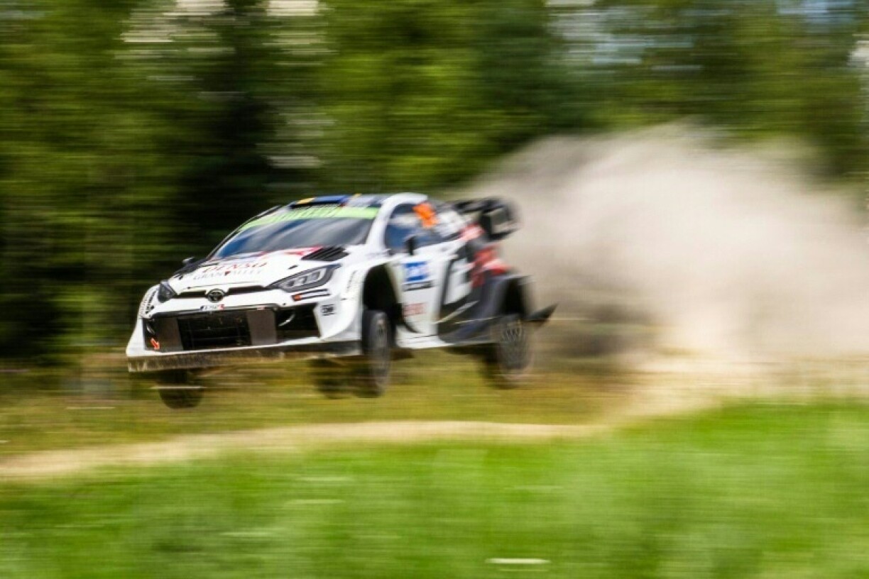 Young Swede Oliver Solberg, 23, claimed his first WRC win in Estonia