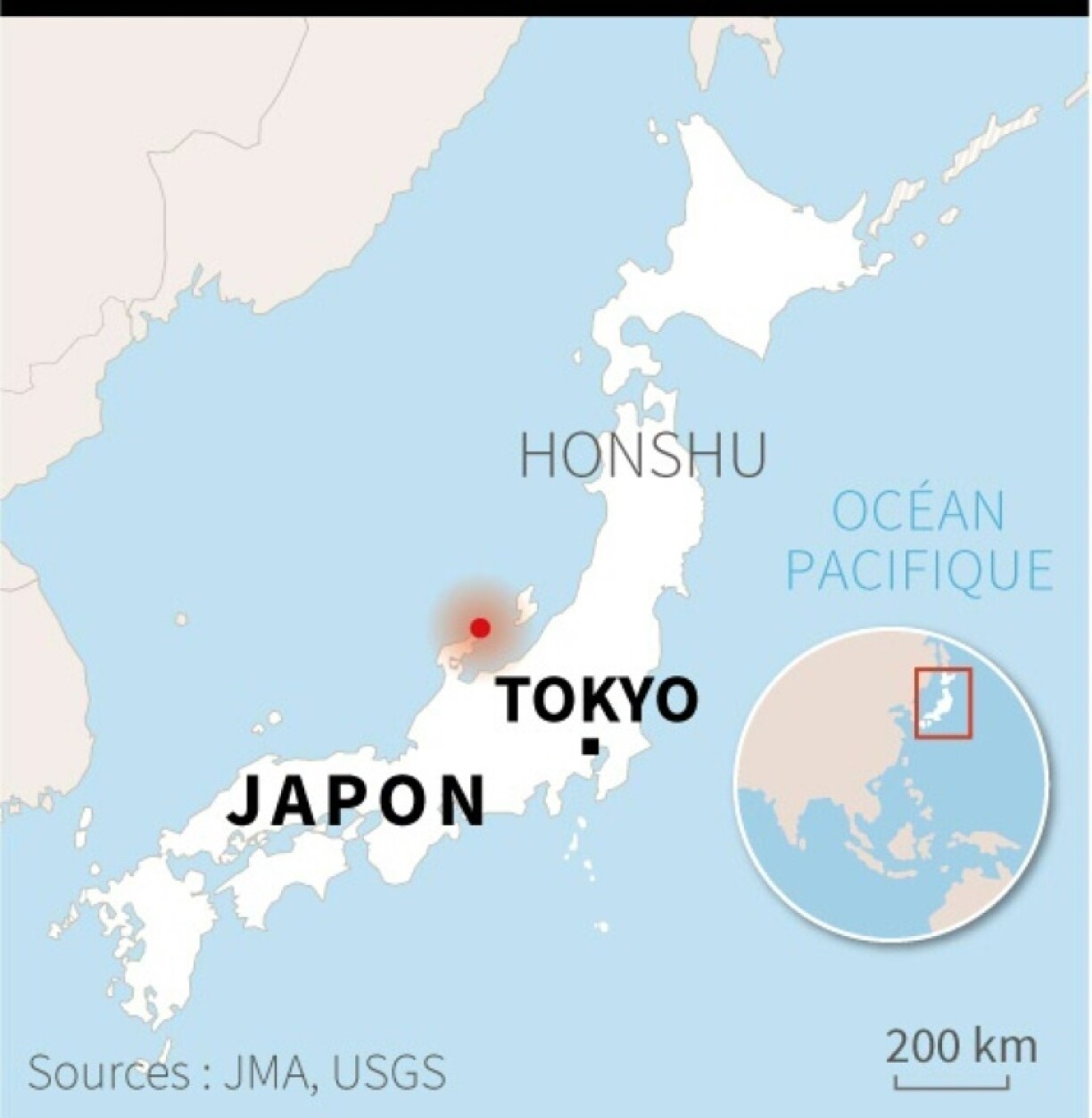 Séisme au Japon