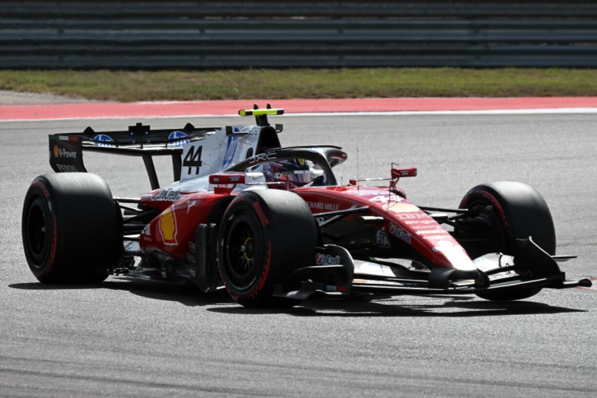 Lewis Hamilton clocked a best time of one minute and 34.893 seconds