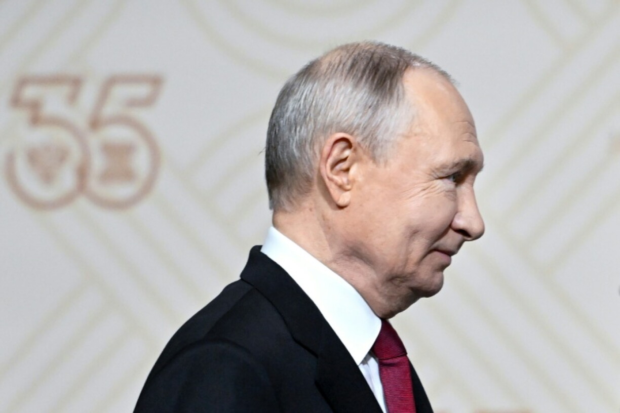 Le président russe Vladimir Poutine au sommet Russie-ASEAN, dans la ville de Kazan, à environ 700 kilomètres à l'est de Moscou, le 18 juin 2026.