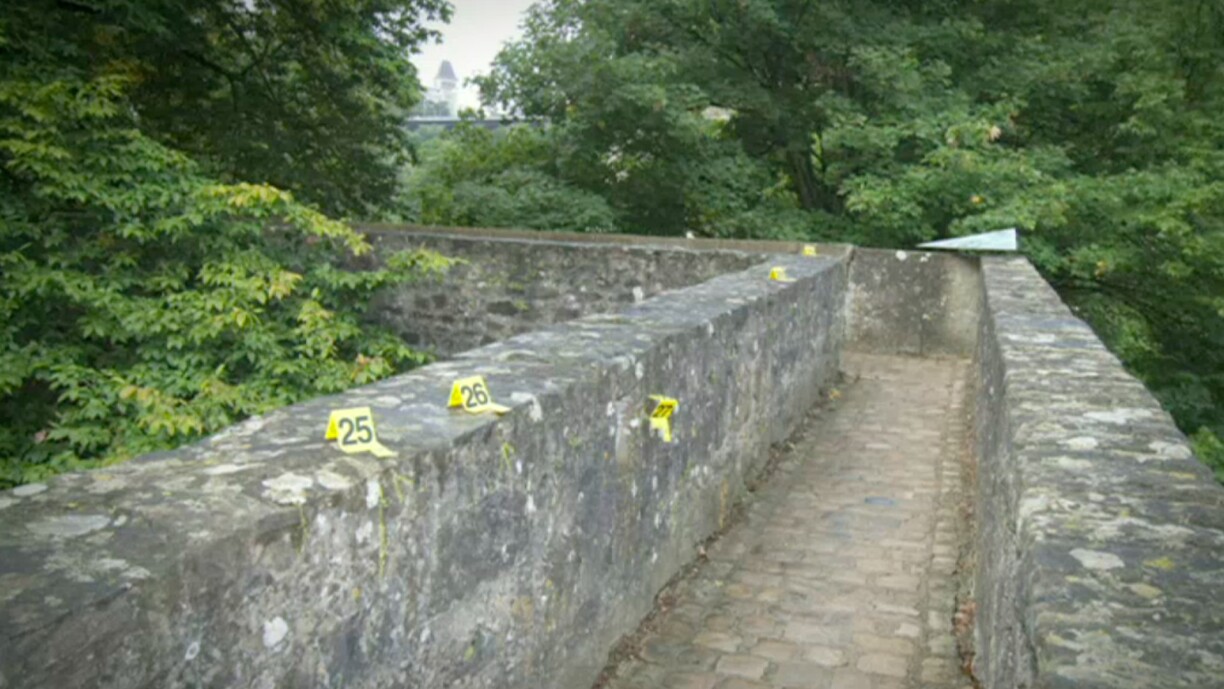 The hammer man attacked two homeless individuals in the Petrusse Valley.