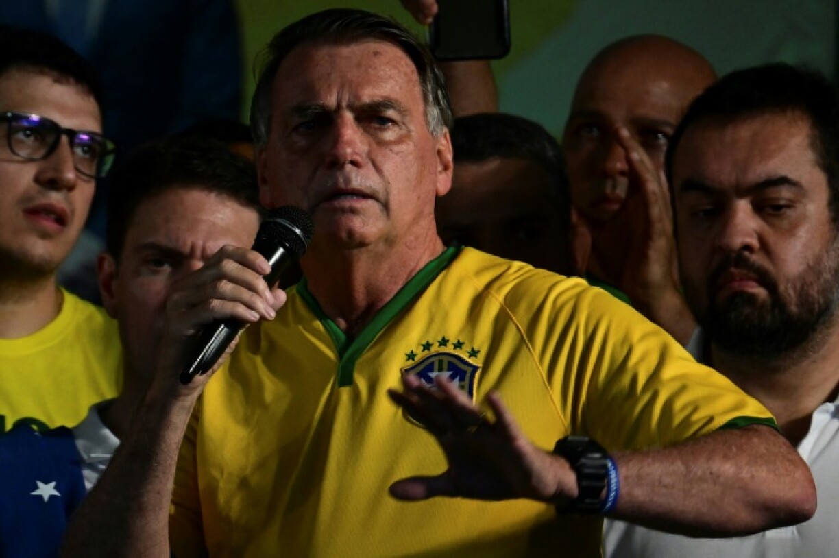 L'ancien président brésilien, Jair Bolsonaro, à Rio de Janeiro, le 16 mars 2024