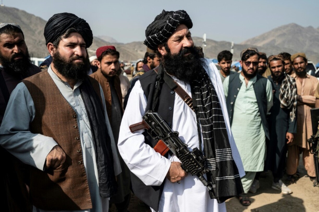 The late Afghan minister for refugees Khalil Ur-Rahman Haqqani often appeared in public with an automatic weapon in his hand