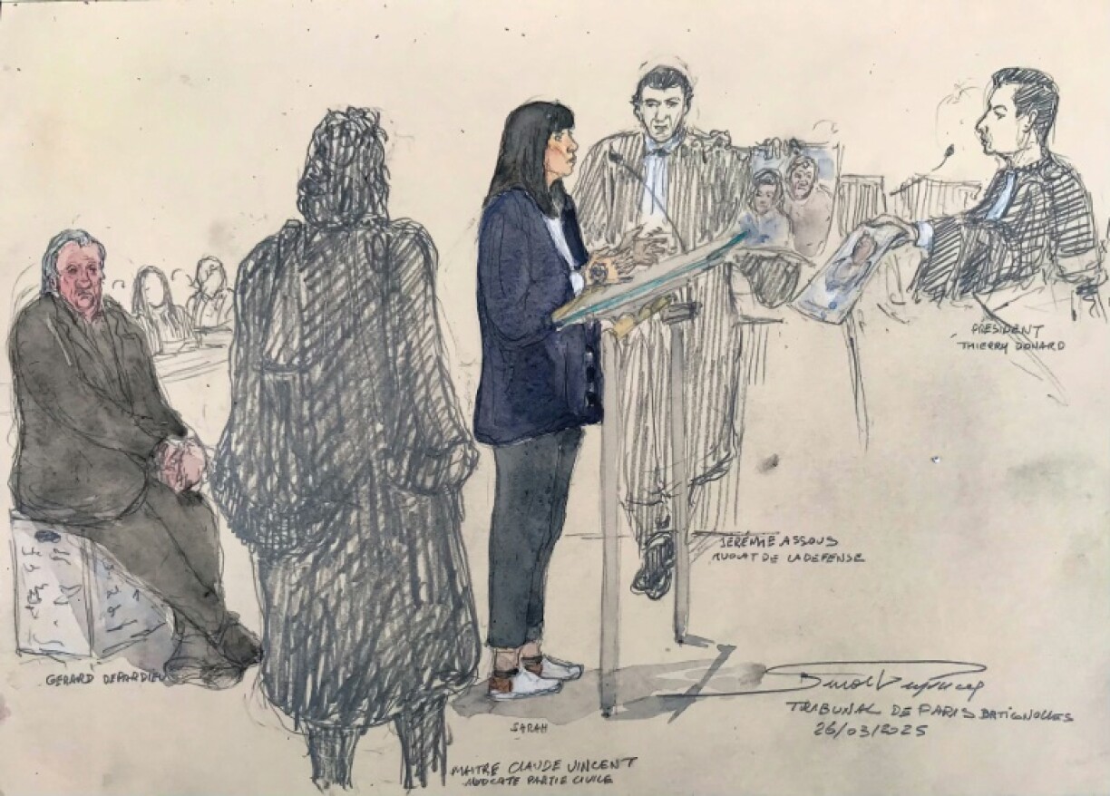 A 34-year-old plaintiff has accused Depardieu of groping her on three occasions, allegations he denies