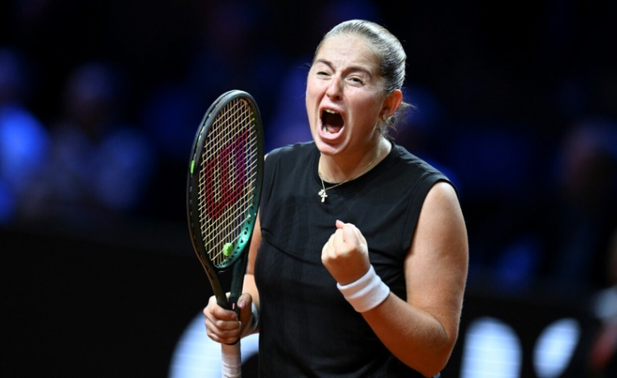 Jelena Ostapenko clinched her ninth WTA title in Stuttgart