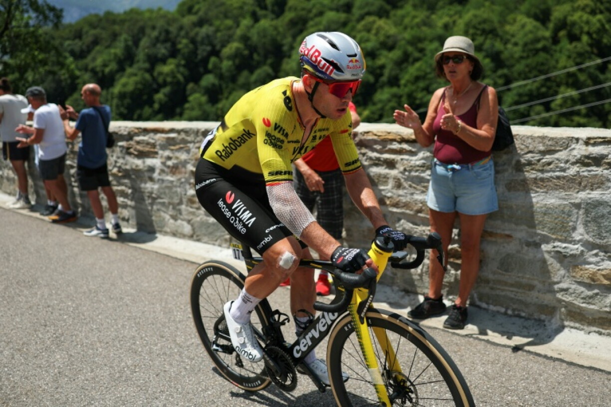Le Belge Wout Van Aert lors de la 1ère étape du Tour Auvergne-Rhône-Alpes, entre Vizille et Saint-Ismier, le 7 juin 2026