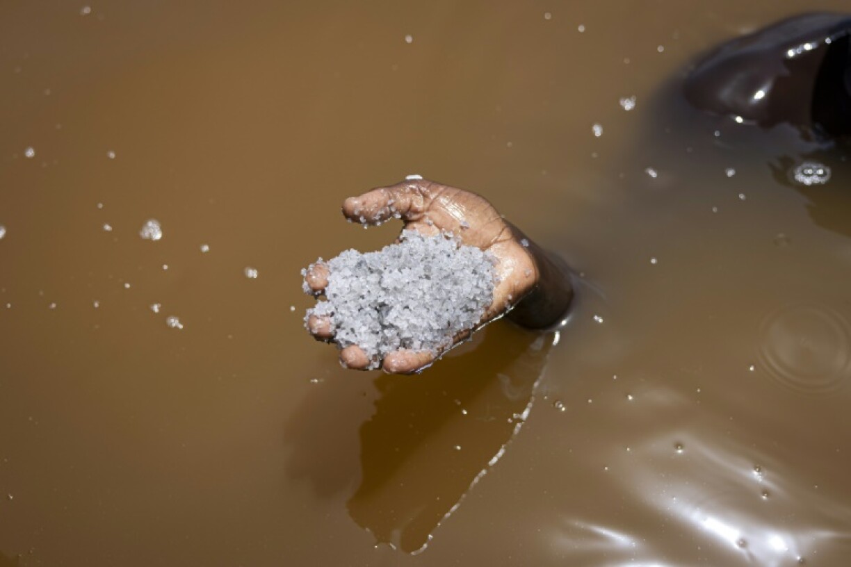 Heavy floods in 2022 left Lake Retba without its famous pinky hue