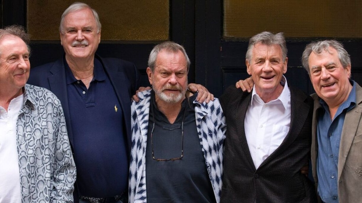 Eric Idle, John Cleese, Terry Gilliam, Michael Palin an Terry Jones