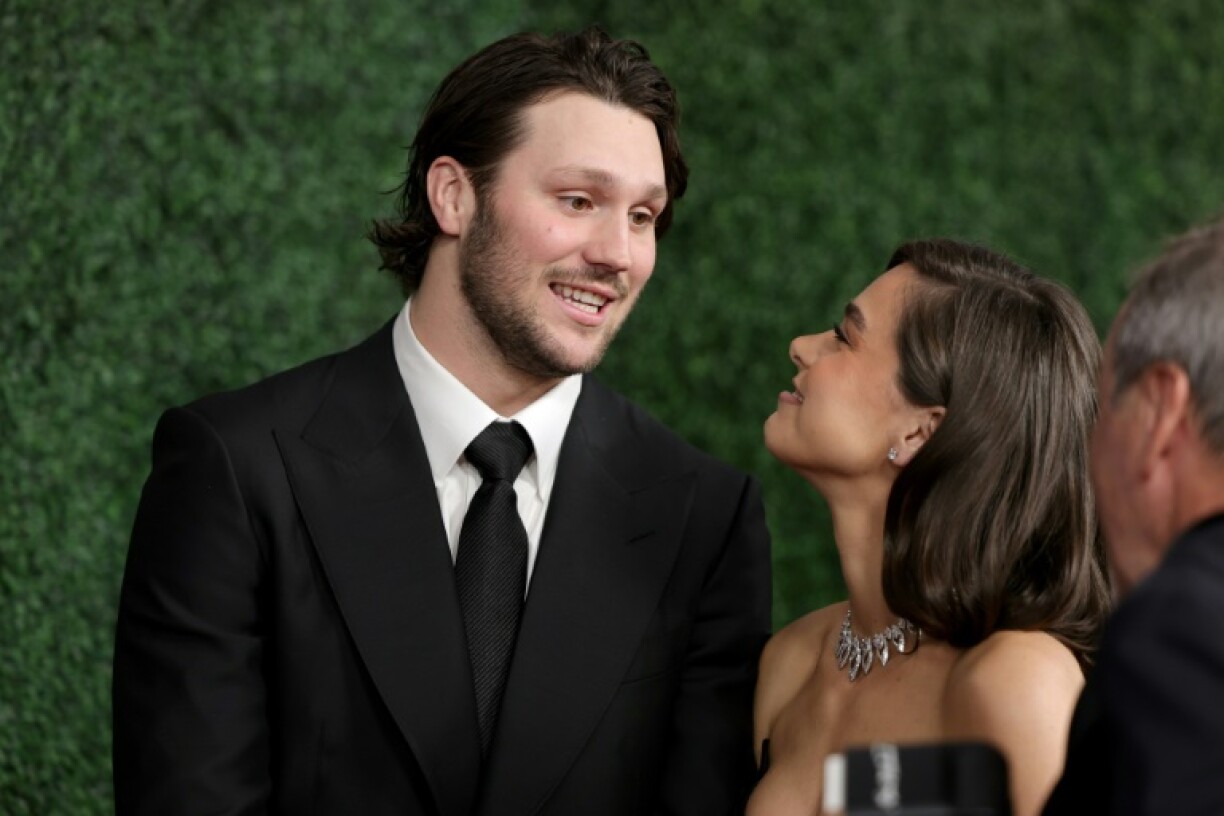 Josh Allen and fiancee Hailee Steinfeld attend the 14th Annual NFL Honors at Saenger Theatre where Allen was voted the league's MVP