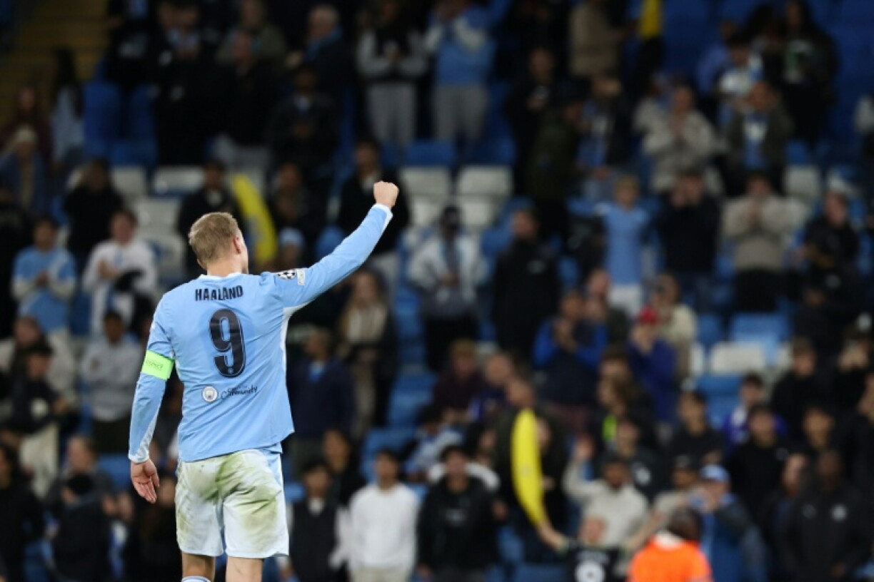 Erling Haaland has struck 10 times in nine games for Manchester City this season