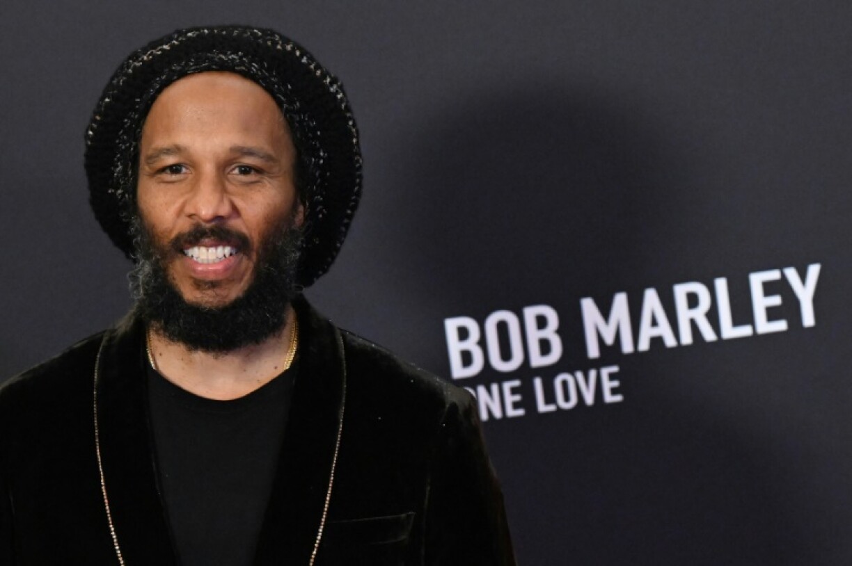Le fils de Bob Marley, Ziggy Marley, lors de l'avant-première de
