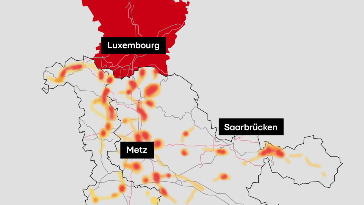 Zones de contrôles fréquents des voitures radars