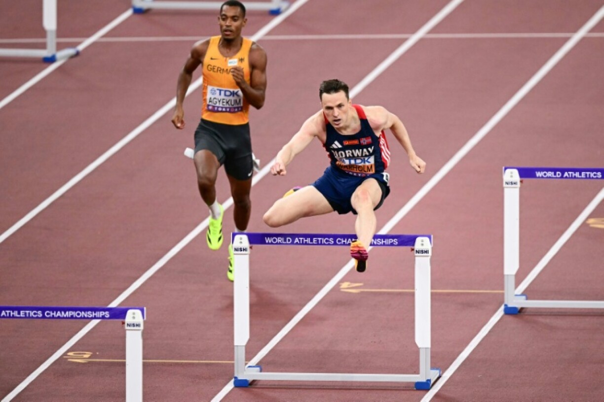World record holder Karsten Warholm qualified comfortably for the 400 metres hurdles final at the world athletics championships
