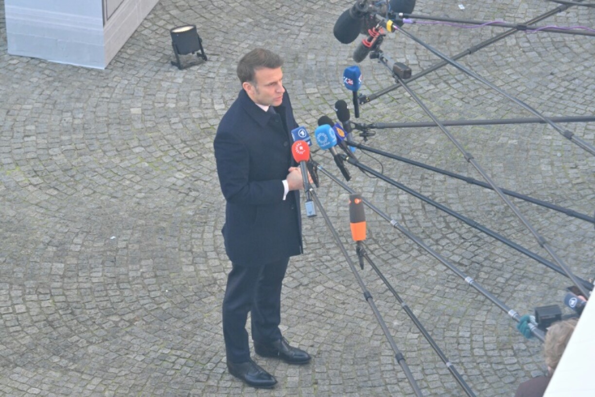 France's President Emmanuel Macron said the EU must 'stand up for itself' if hit by US trade tariffs