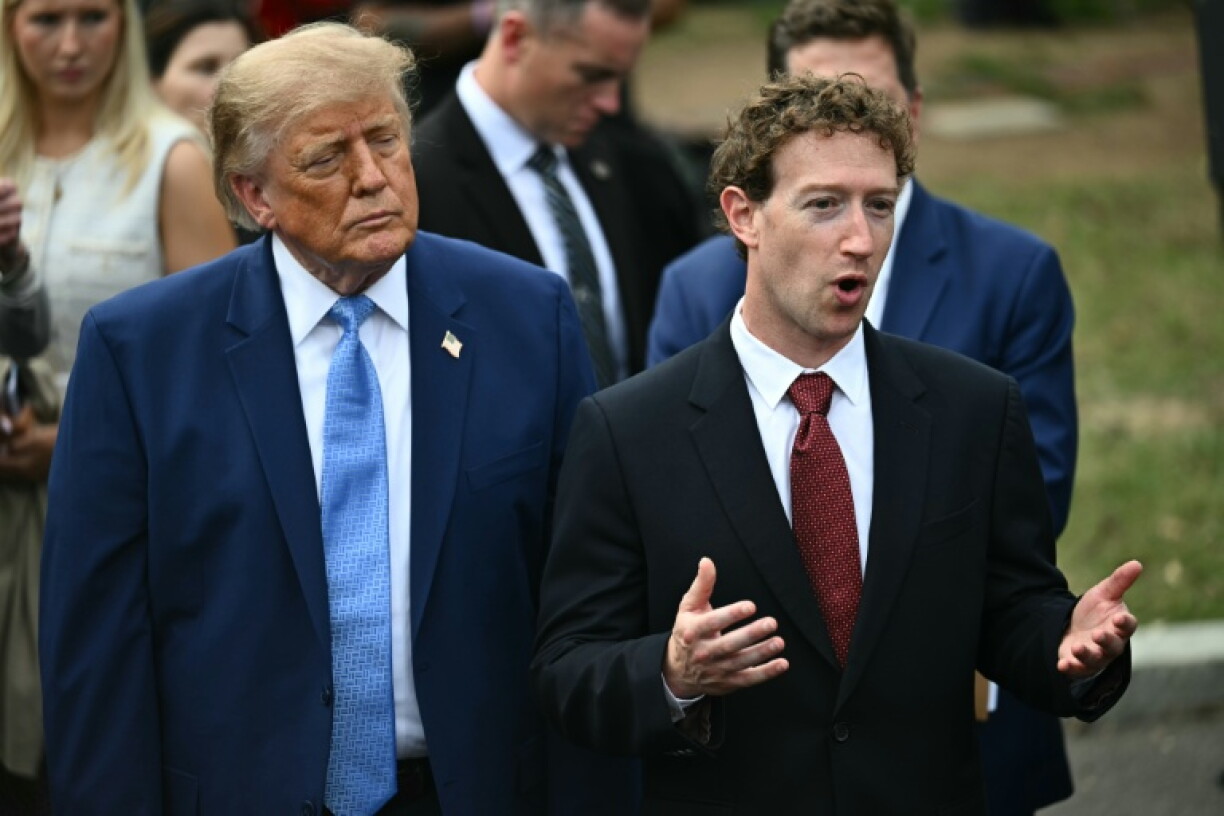 CEO of Meta Mark Zuckerberg joined a bevy of tech titans to tout AI alongside US President Donald Trump at the White House