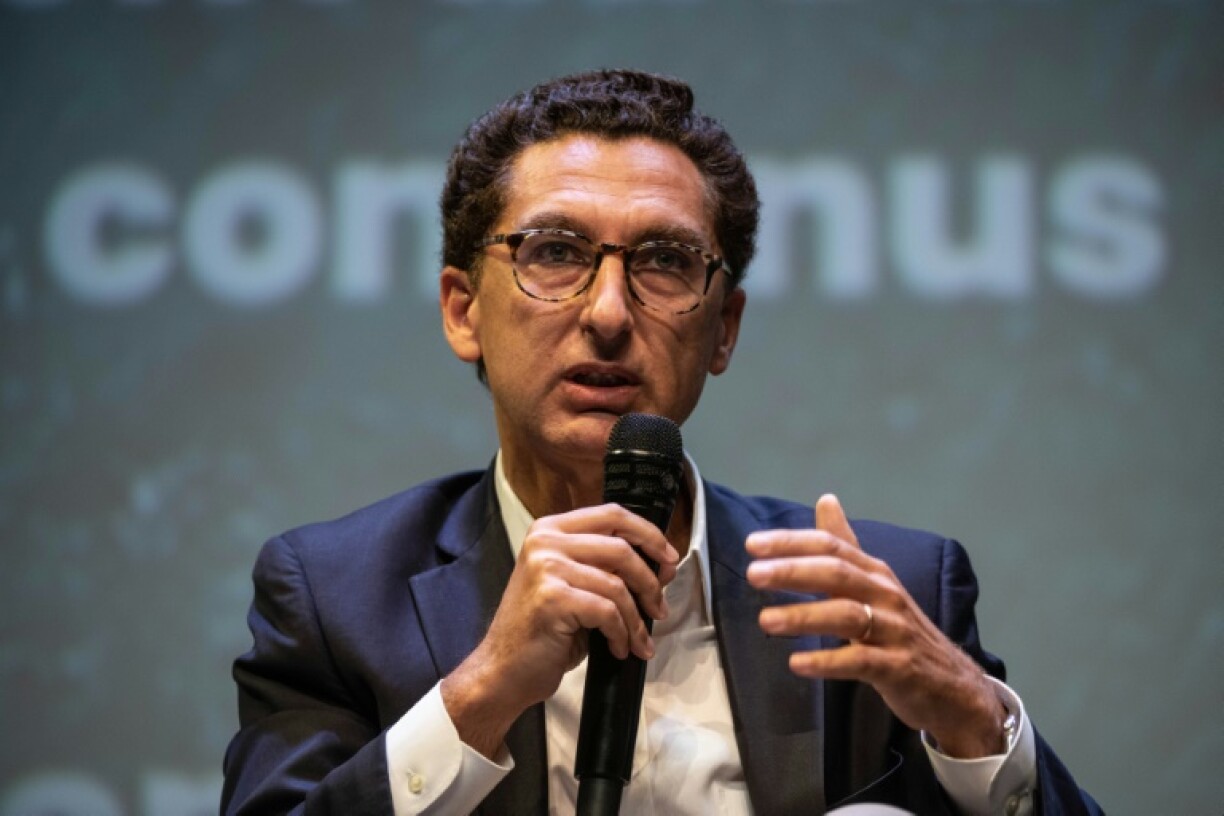 Maxime Saada, président du directoire du groupe Canal+, au Festival de la fiction de la Rochelle, le 16 septembre 2023