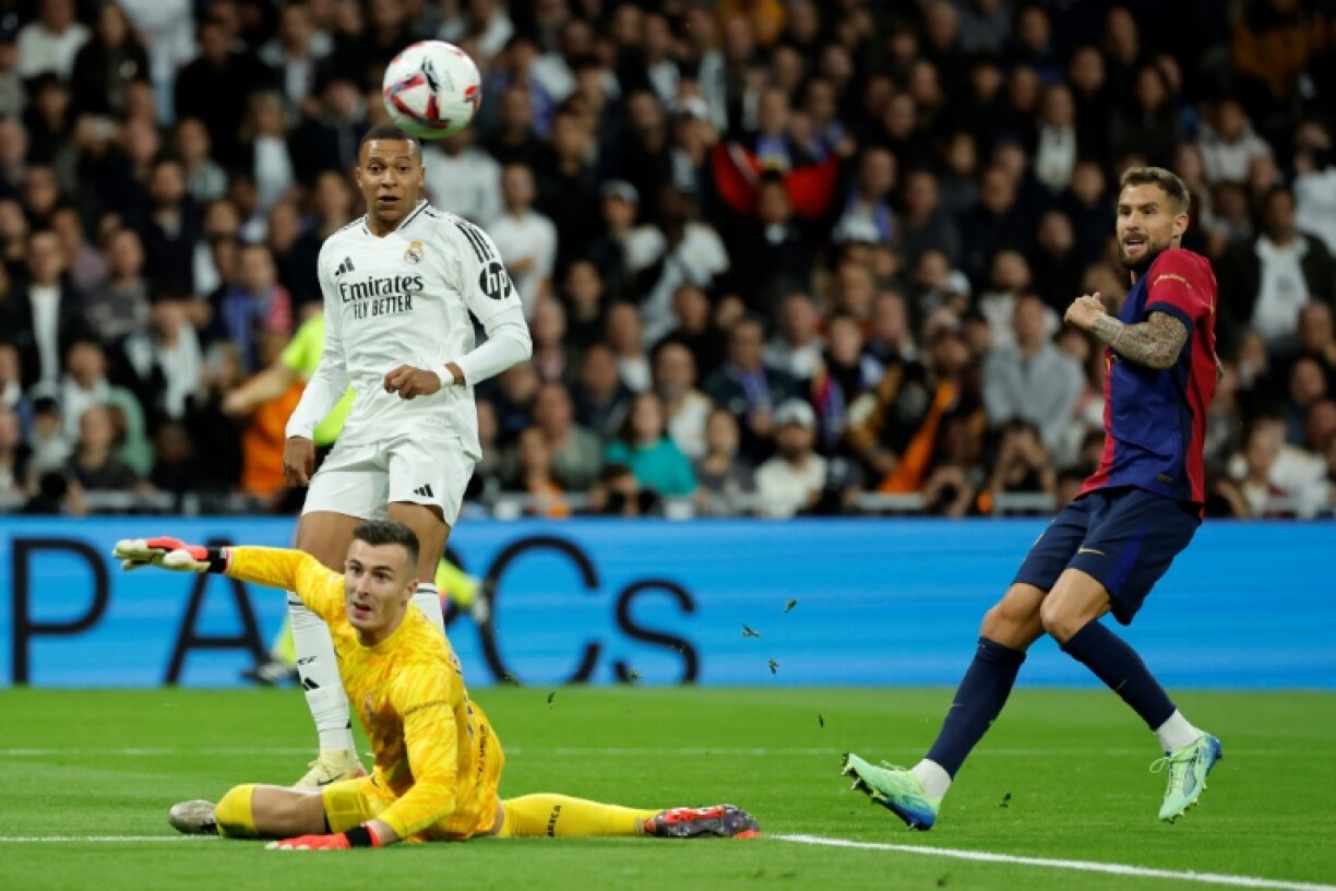 Real Madrid's French forward Kylian Mbappe failed to find the net in the 4-0 Clasico thrashing in October