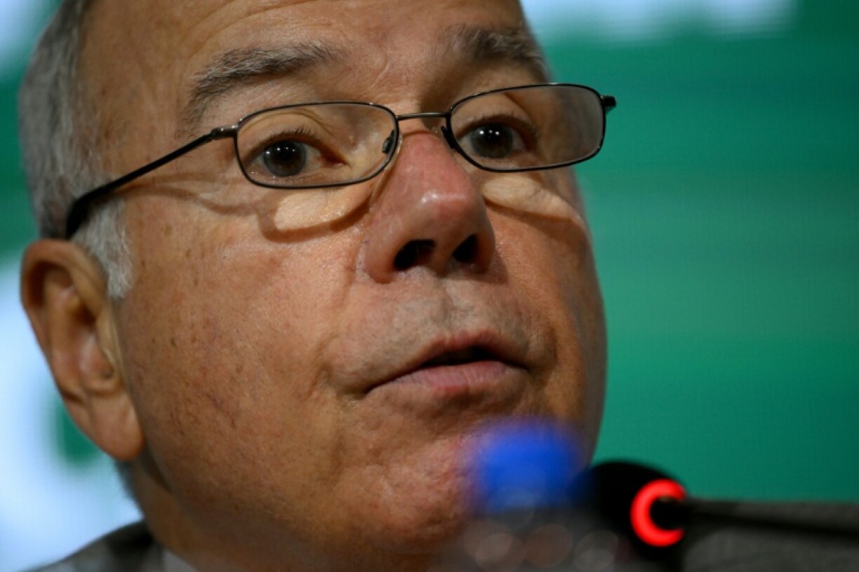 Brazil's Foreign Minister Mauro Vieira speaks on the second day of the BRICS foreign ministers meeting in Rio de Janeiro