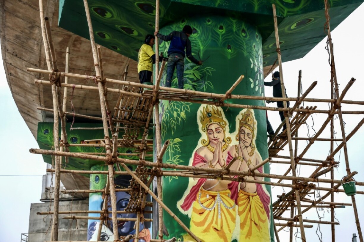 Organisers say the scale of preparations for India's Kumbh Mela festival is akin to setting up a temporary country from scratch