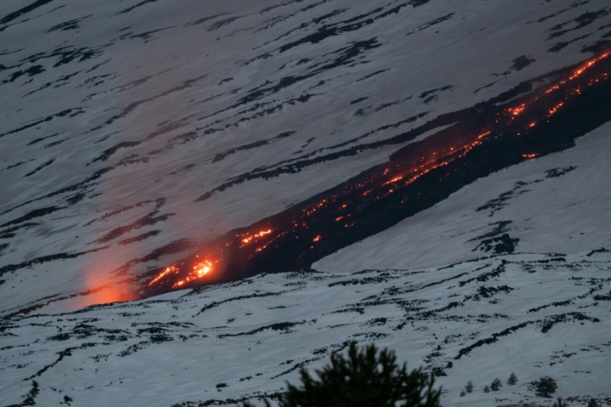 Etna's current lava flow is due to a so-called