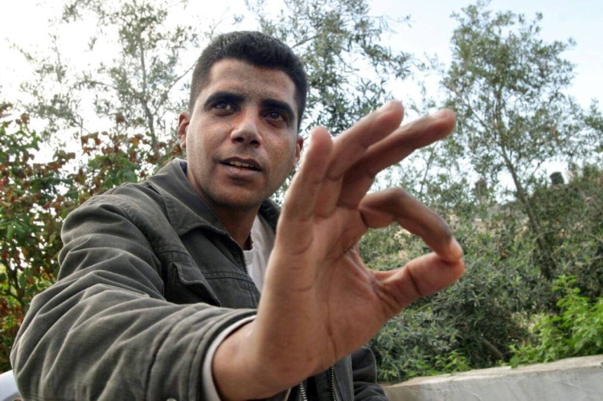 Zakaria Zubeidi, pictured in 2007 when he returned to Jenin under an amnesty which Israeli later revoked