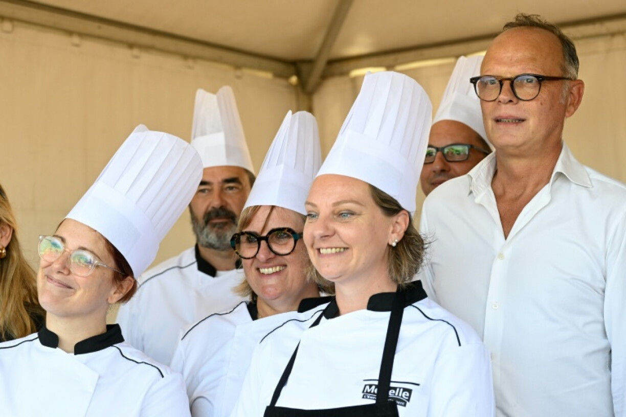 Le maire du Havre et candidat Horizons à la présidentielle, Edouard Philippe, lors d'une visite au festival Terres de Jim organisé par le syndicat agricole Jeunes agriculteurs (JA), le 12 septembre 2026 à Metz