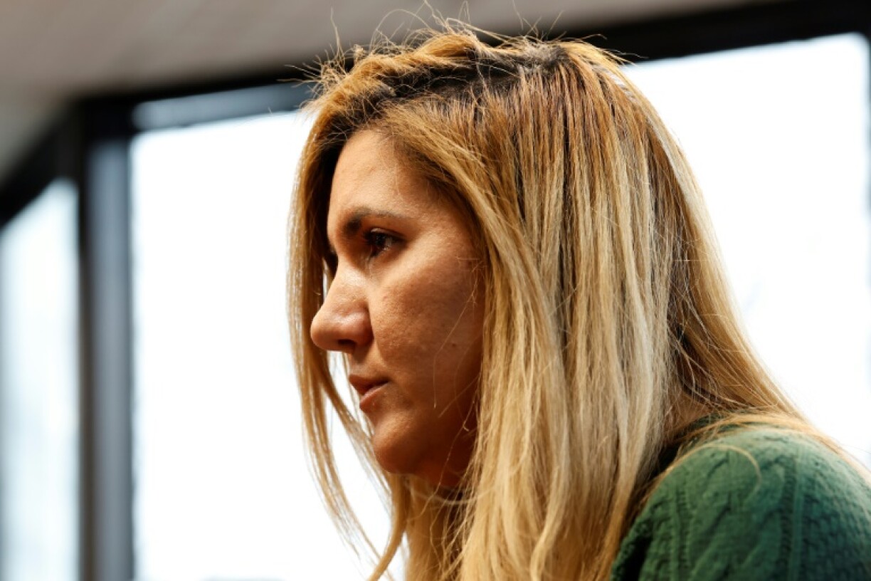 Faye Nemer, CEO of the MENA American Chamber of Commerce talks about President Donald Trump's comments on Gaza in her office in Dearborn, Michigan on February 8, 2025