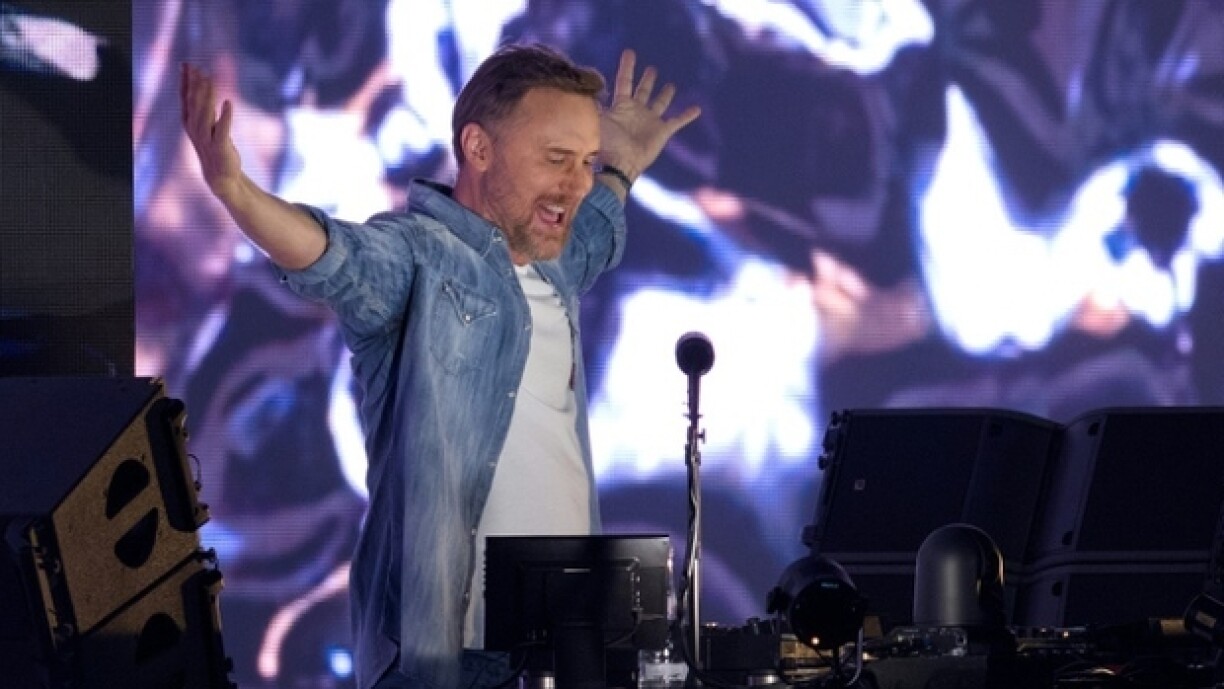 Le DJ David Guetta lors de la troisième édition du festival